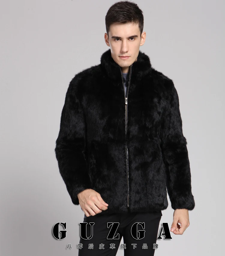 Plue Размер XXXL 4XL мужские меховые пальто искусственные куртки из кроличьего меха зимняя мода мужской искусственный меховое пальто; парка ветровка пальто