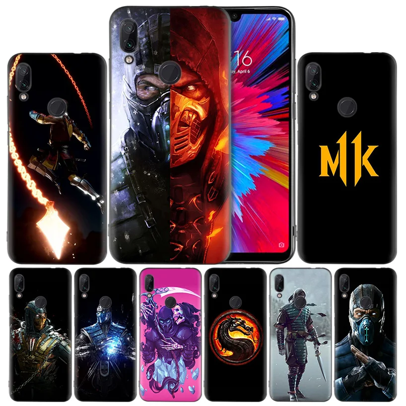 

Mortal Kombat Silicone Case Cover for Xiaomi Mi 9 8 Play A1 A2 Redmi Note 7 6 6A 5 Plus S2 GO Lite Pro Pocophone F1
