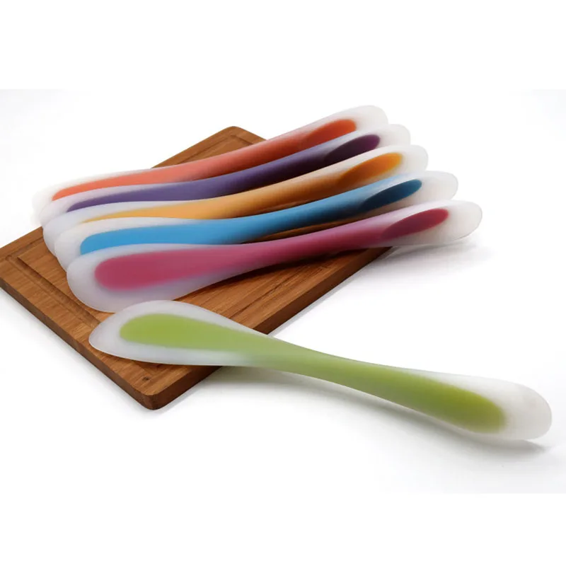 30pcs/lot Cookie Spatulas Pastry Scraper Mixer Buttter Ice Cream Scoop Double Silicone Spatula