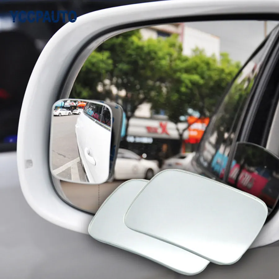 2 шт Универсальный зеркало автомобиля HD Стекло слепое пятно 360 градусов