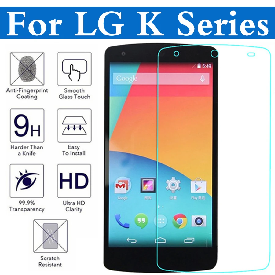 Защитное стекло для lg k3 закаленное k8 k4 k7 k10 k20 plus 2017 защита экрана 8 k 3k 4 10 3 7 20 пленка