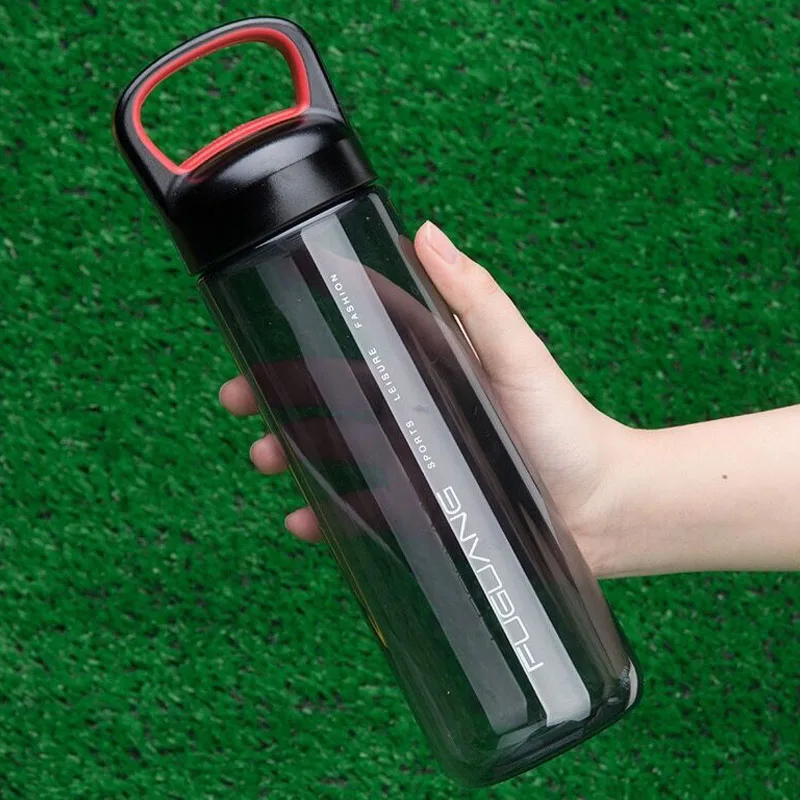 700ml 4 Candy Color Transparent handgrip food grade plastic sports hiking portable tea infuser water bottle | Дом и сад