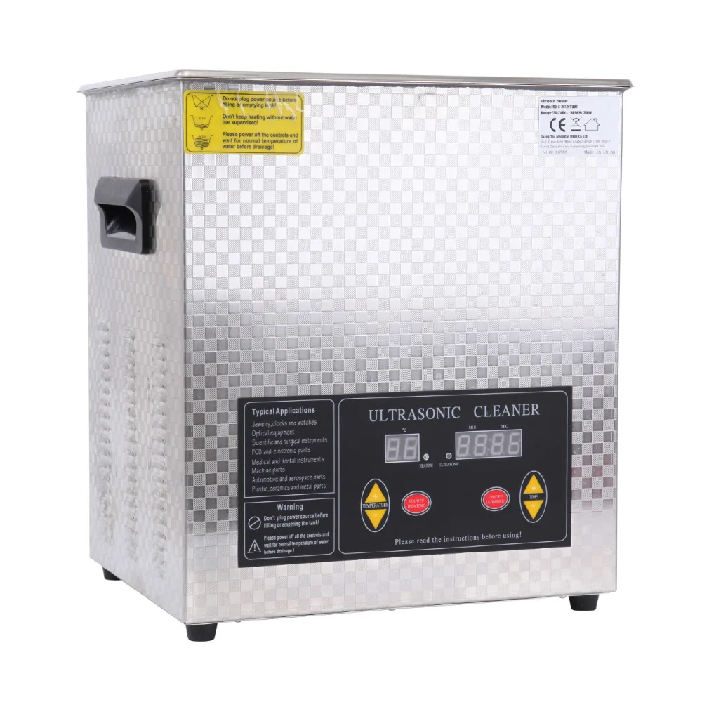 (Ship from Germany) Stainless Steel 15L Ultrasonic Cleaner