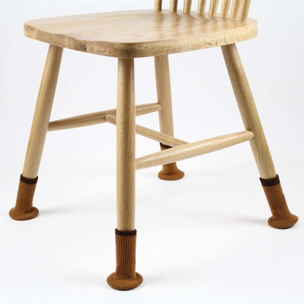 

4 Pcs Caps Furniture Table Sock Floor Protector Chair Leg Anti Noise Bathroom Kitchen Foot Pad Slider Home Decor Non-Slip