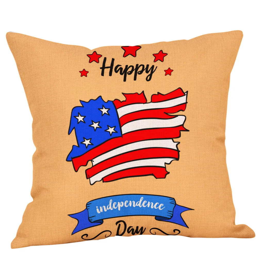 Gacsidy Store dakimakura 4Pcs pillow case cover Independence Day Style Throw Pillowcase Pillow Covers