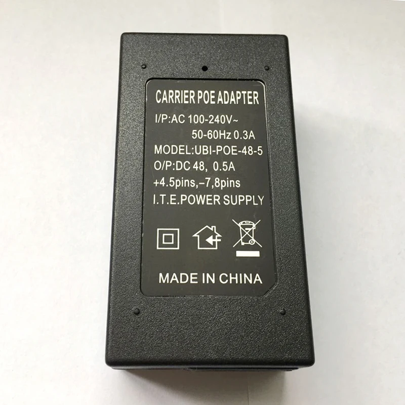  YiiSPO CCTV Security 48V0.5A 15.4W POE adapter POE Injector Ethernet power for POE IP Camera Phone  - 32804419921