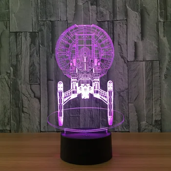 

Novelty Usb Led 3d Night Light Mini Led Lights Battery Powered Bedside Table Lamps 7 color change desk lamp