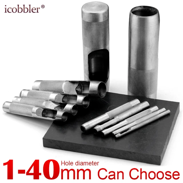 Sacabocados Para Cuero Punching  Steel Punching Tool Belt Punch - 1mm-40mm  Size - Aliexpress