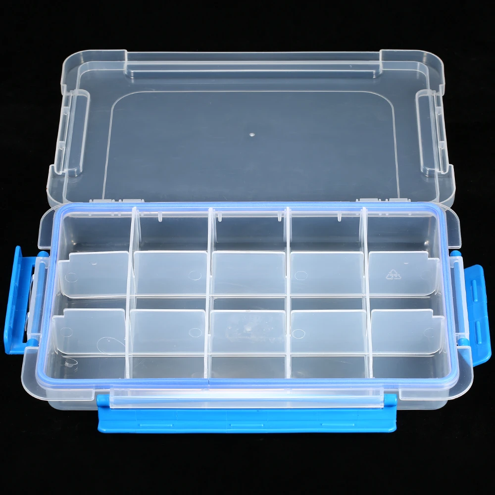 

Multiple Compartments Slot Storage Tool Box Hardware Box Tool Organizer Jewelry Electronic Components Container Fish Tackle Box