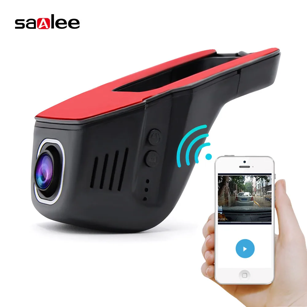 WiFi Автомобильный видеорегистратор Камера Dashcam Full HD 1080P цифровой видео регистратор рекордер ночная версия Novatek 96658G-sensor автомобильная видеокамера - Название цвета: Черный