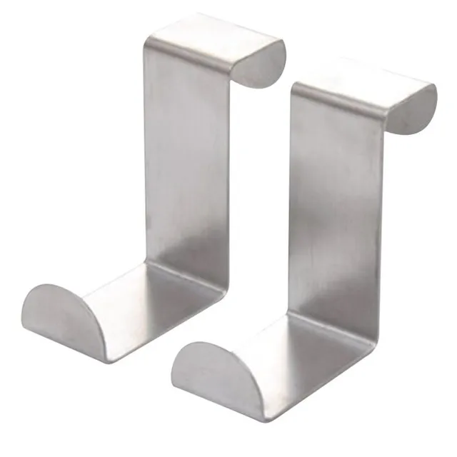 Best Price 2018 Hot Sale Hooks 2PC Door Hook Stainless Steel Kitchen Cabinet Clothes Home Storage Hanger Organizer High Quality WholesaleK4 Best Price 2018 Hot Sale Hooks 2PC Door Hook Stainless Steel Kitchen Cabinet Clothes Home Storage Hanger Organizer High Quality WholesaleK4