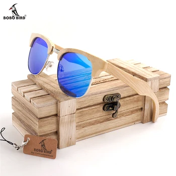 

BOBO BIRD Sunglasses Women Polarized Wooden Frame Glasses Fashion Eyewear soculos de sol feminino Dropshipping