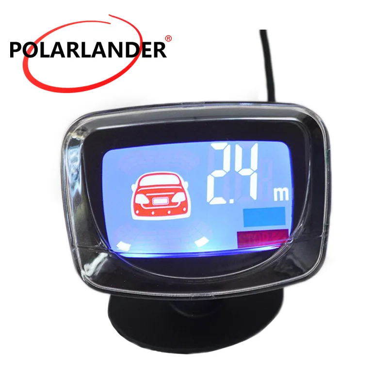 

PolarLander 12V Car LCD display Parking Sensor Kit Display for all cars Reverse Assistance Backup Radar Monitor System