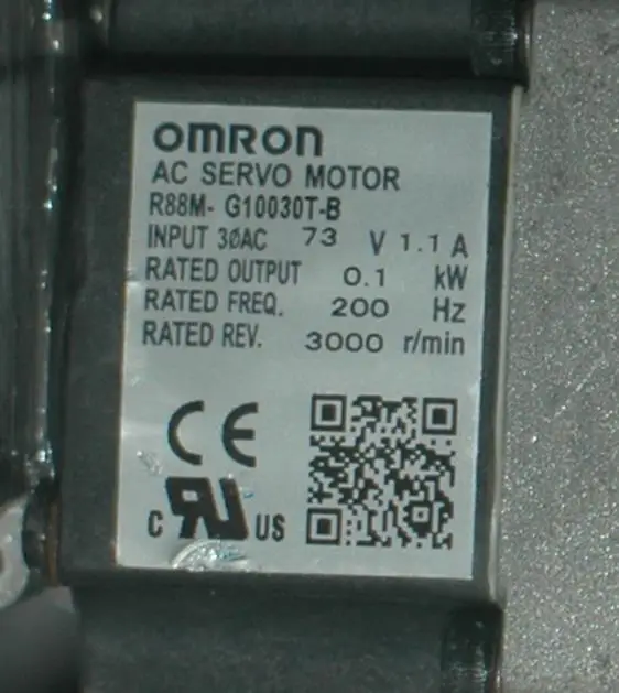 

R88M-G10030T Used motor servo motor warranty for three months