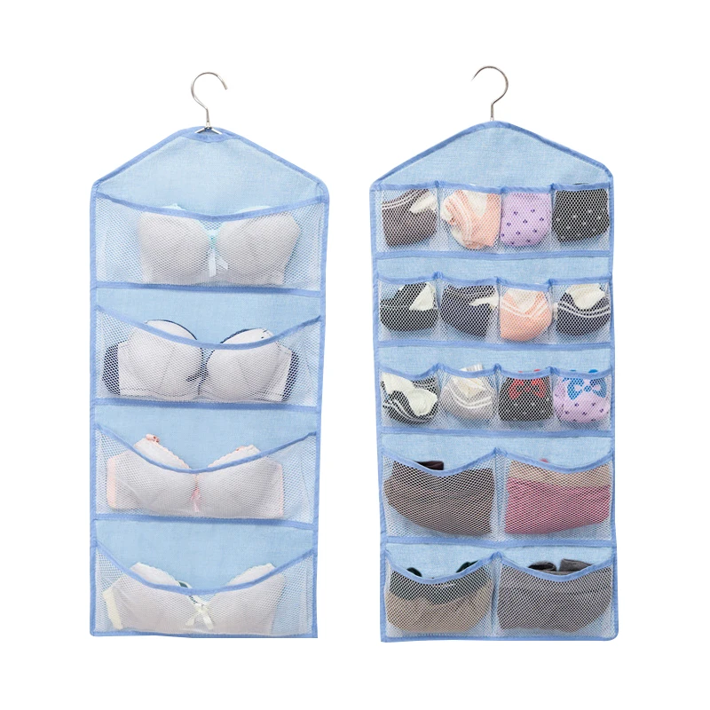 جيب الحقيبة شنقا المنظمون حقيبة التخزين ديكور شماعات الملابس Underware الجوارب الصدرية الباب جدار إكسسوارات خزانة الملابس المنتجات