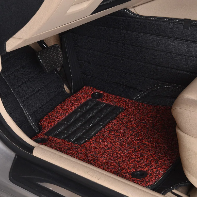 Myfmat под заказ кожаные автомобильные коврики для TOYOTA PRADO Highlander TERIOS COROLLA CROWN Verso Sequoia