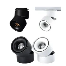 Точечный отслеживающий светильник 10 Вт светодиодный отслеживающий светильник теплый белый поверхностный потолочный Точечный светильник для одежды обувь светильник ing