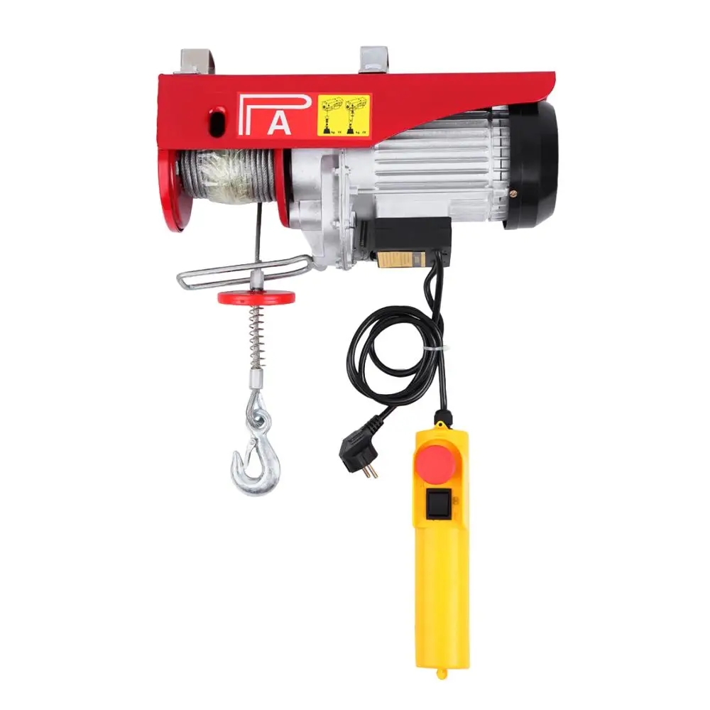  Scaffold Electric Workshop Garage Power Gantry Hoist Winch Lifting 400/800KG