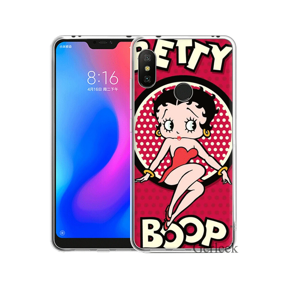 Чехол Desxz Betty Boop для Xiaomi Redmi Note 6 7 3 Pro 4 4X5 5A|Чехлы-накладки| |