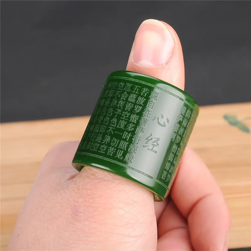 A-genuine-natural-jade-Xiuyan-Jade-BanZhi-Jade-Ring-Mens-Northeast-wholesale