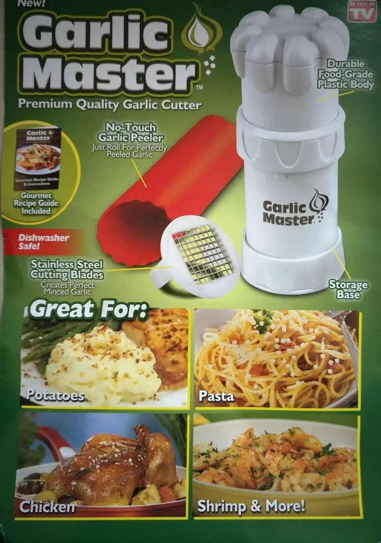 Garlic master and peeler