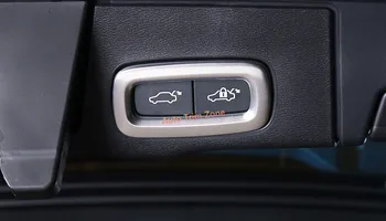

Stainless Steel Matt 1 PCS Interior Rear Trunk Switch Handle Cover Trim For Volvo XC90 2015-2018/XC60 2018