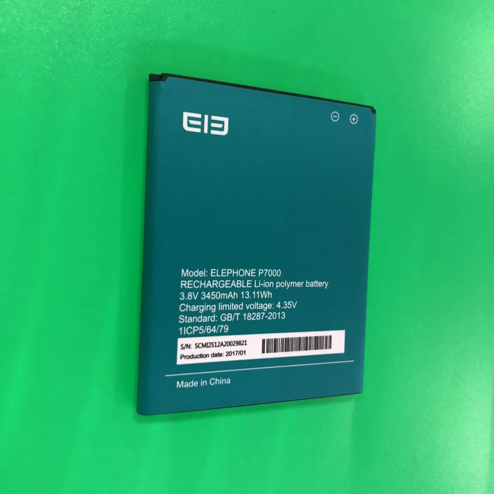Новый высокое качество Батарея ELEPHONE P7000 3 8 v 3450 mAh для elephone P 7000
