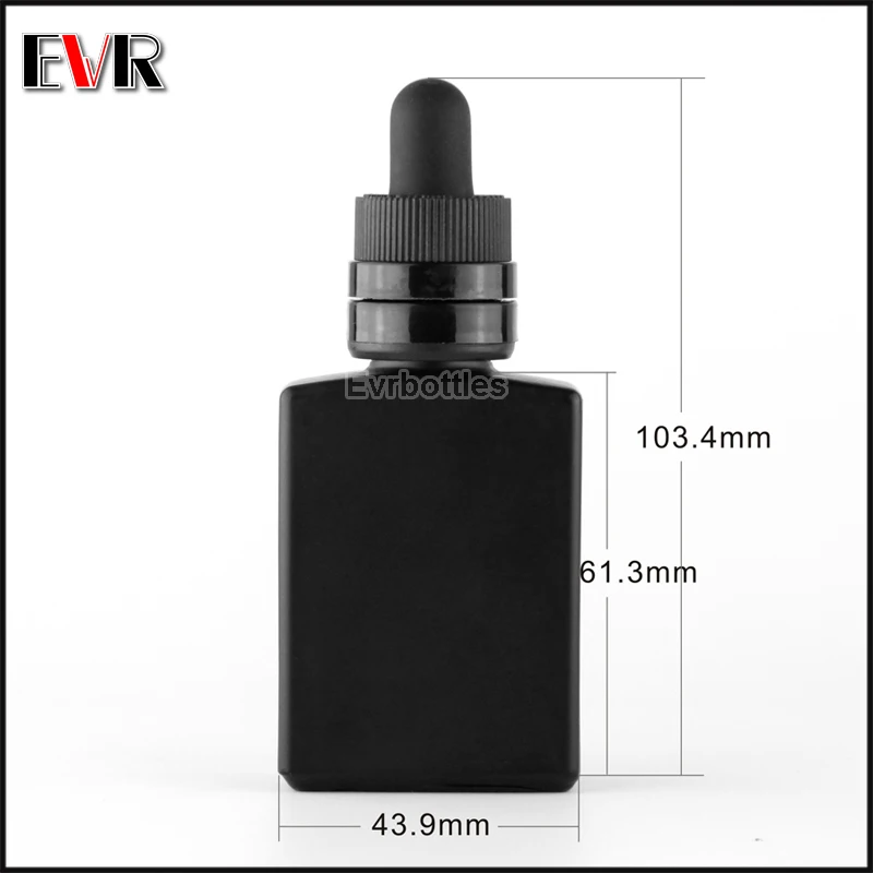 30ml matte glass dropper bottle