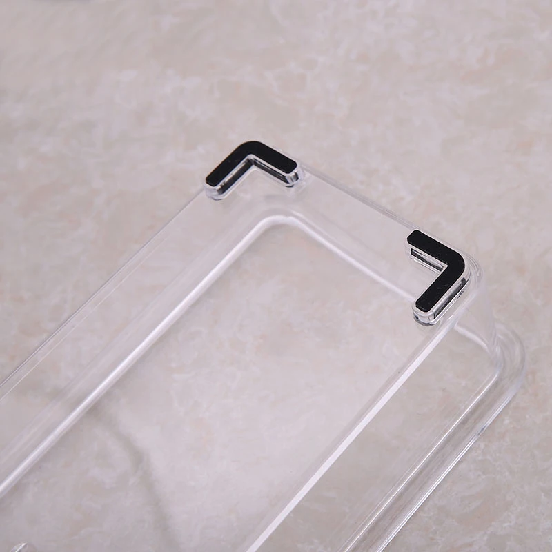 Clear Transparent Kitchen Supplies Spice Jar With Spoon Rack Herb Storage Seasoning Bottle 4pcs/Set Condiment Tools Utensils