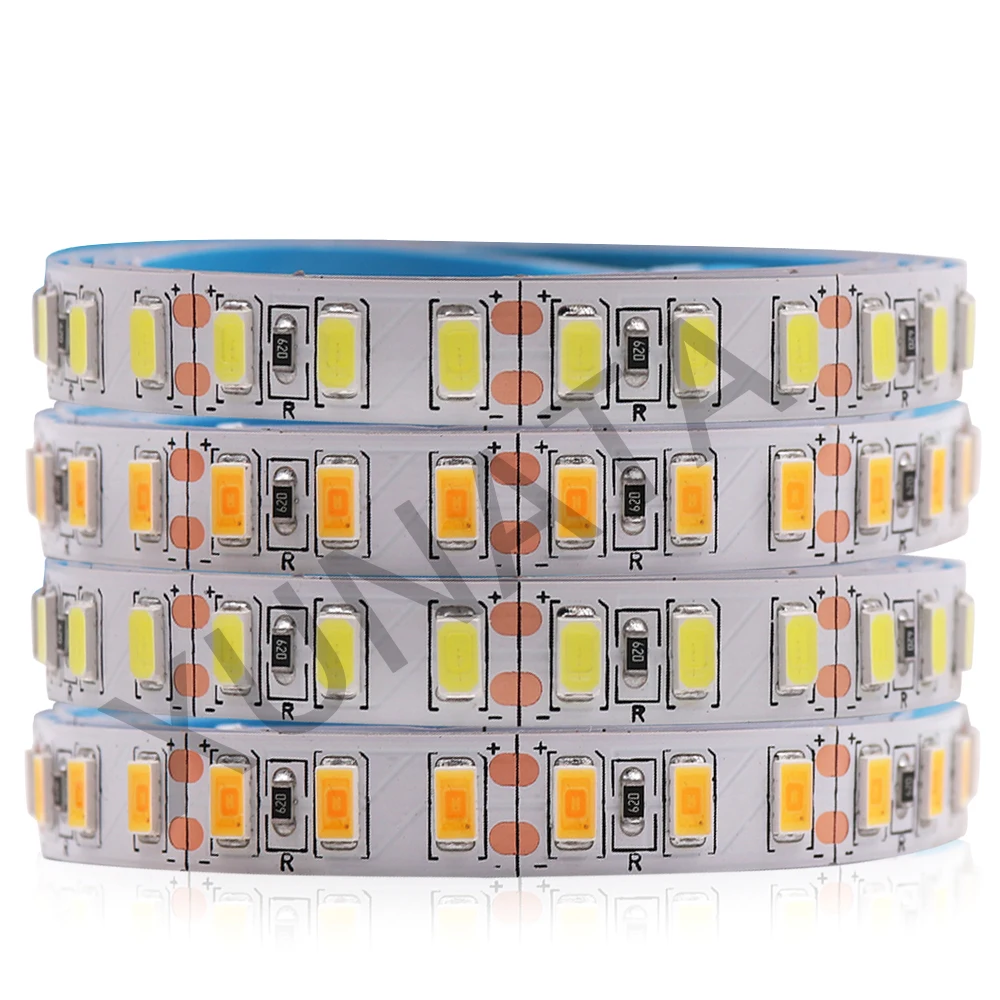 Светодиодный светильник 1 м/2 м/3 м 12 в пост. Тока SMD 5730 120 светодиодов/м супер яркий