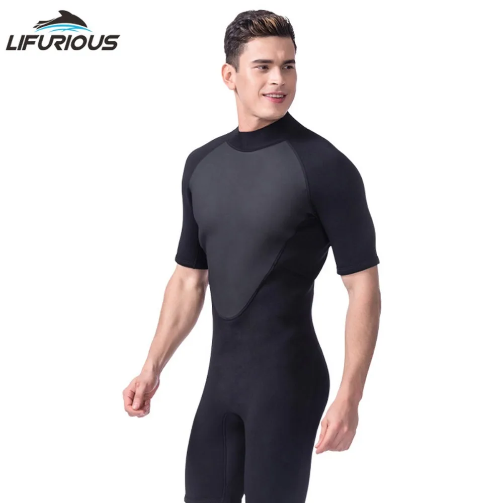 

Neoprene Wetsuits 3mm One-piece Short Pants Diving Wetsuit Diving Suit Surf Waterproof Men Beach Clothes Spearfishing