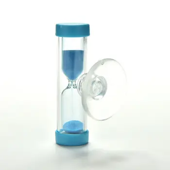 

3 Minute Hourglass Sand Timer Clock Sandglass for Tooth Brush Shower Timer with Suction Cup Kid Child Math Learning Toys