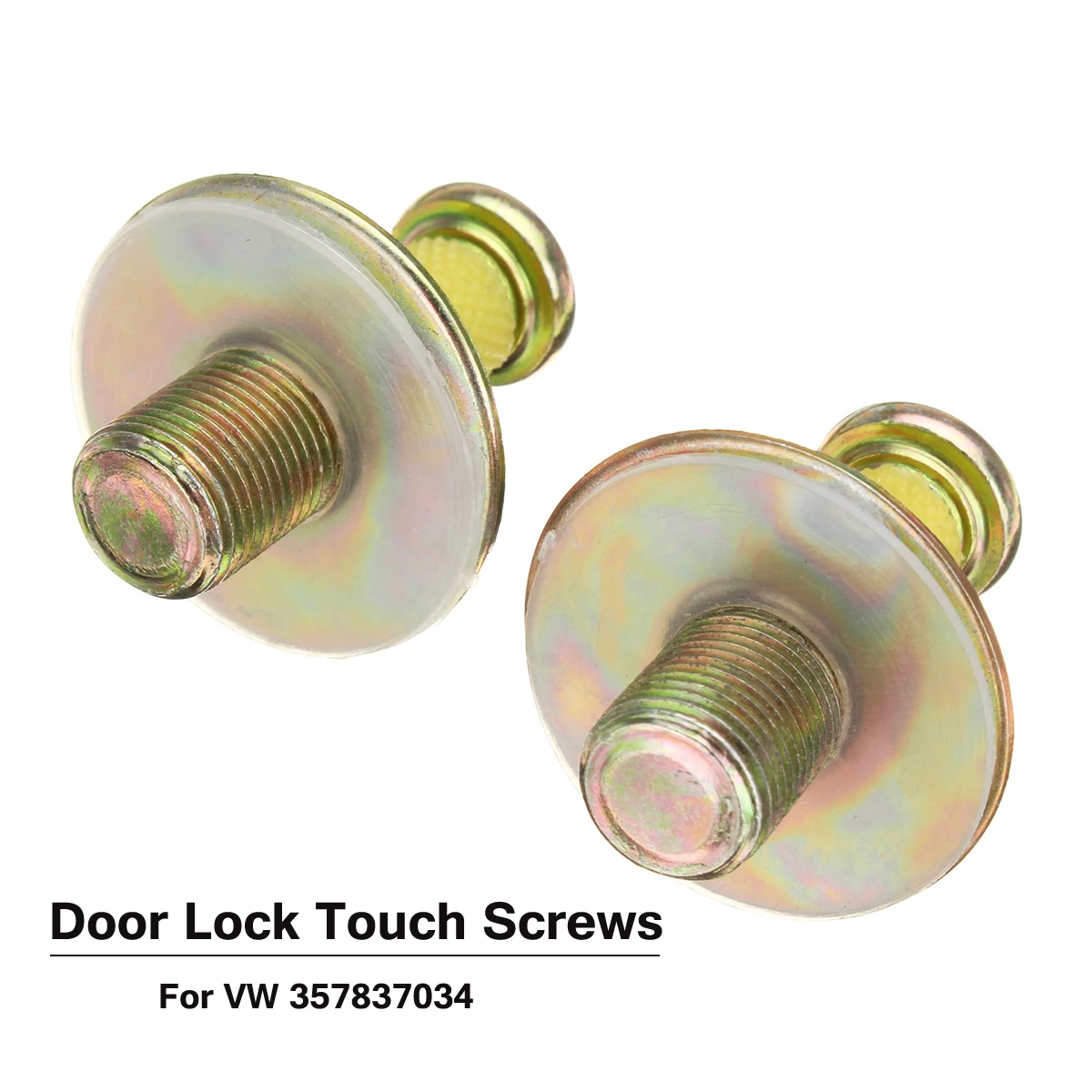 Buy 2Pcs Car Door Latch Lock Striker Pin Touch Screw 357837034 for VW Golf Polo