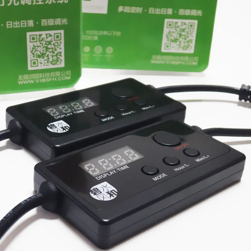 

Aquarium Light LED Fish Tank Lights Dimmer Controller Modulator Intelligent Timing Dimming System S2 PRO Light Aquarium Lighting