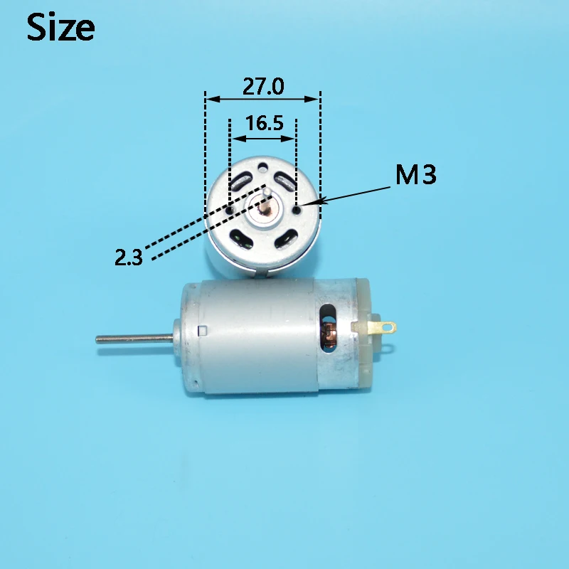 Высокая скорость 395 мотор 6V12V24V Пластиковая Задняя Крышка микромотор постоянного тока с длинным валом для домашнего аудио двигателя оборудование для фитнеса вибрация