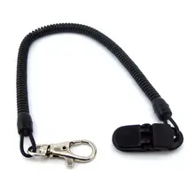 Fishing Lanyard Ropes Tether Net Release Secure Holder Quick Cord Clip Pliers Lip Grips Safety Carbon Rod Tackle Tool Carabinet