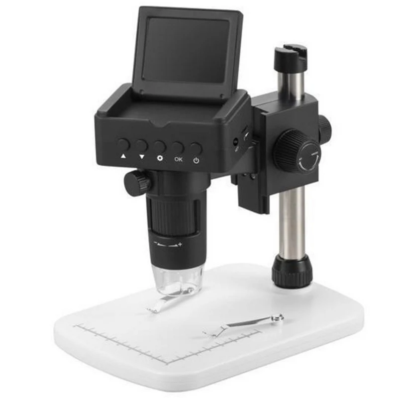 

220x HDMI Microscope 1080P Digital Microscope with 2.5 Inch LCD for Mobile Phone Repair PCB Inspection Jewellery Identification