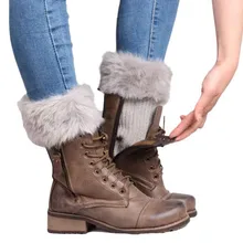 Ботиночки; женские вязаные гетры; Calentadores; плюшевые носки на пуговицах; Polainas De Inverno