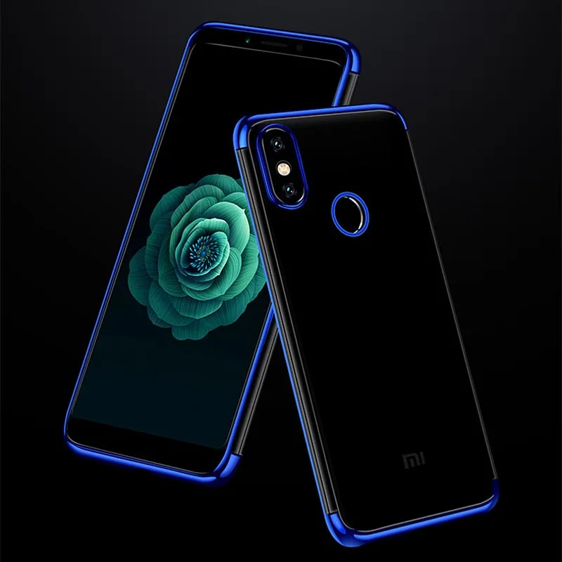 

Three-stage plating soft shell phone case for xiaomi 9 9SE 5X A1 mix2s 6 6x F1 TUP phone case for redmi 4A 4X 5 note5 note6 6 6A