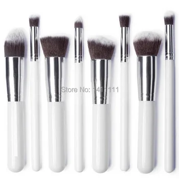 

Wholesale DHL Free Shipping Makeup Brushes Set Kit 8pcs in 1 Pro Foundation blush Eyeshadow Eyebrow Brush Kabuki MB79