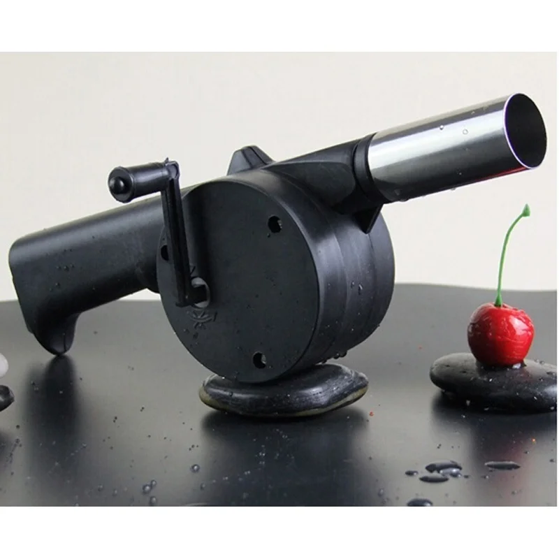 

Multifunctional portable manual blower outdoor barbecue assistant