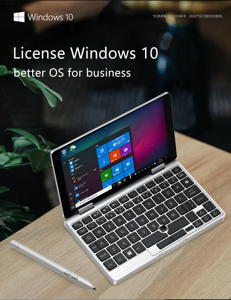 

Onemix 2s MINI laptop 7" notebook RAM 8GB ROM 256GB Windows 10 business Office Pocket PC Portable Computer with 4 gift