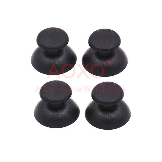 Best Price 4 PCS Black 3D Analog Thumb Stick Cap for Sony Dualshock 3 PlayStation 3  Controller Joystick Caps for PS3 Replacement Parts 