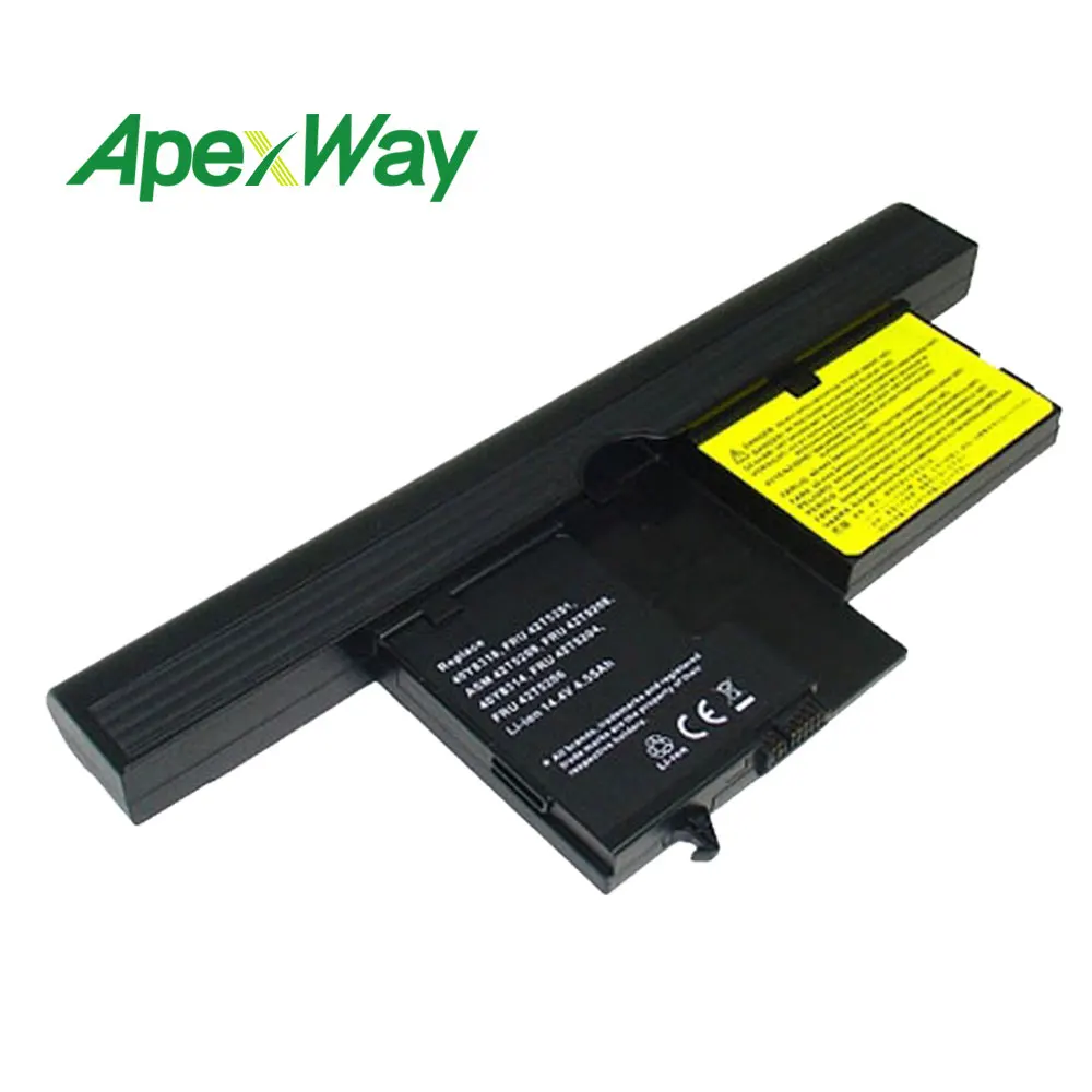 Аккумулятор для ноутбука Lenovo ThinkPad X61 x61t x60 40Y8314 40Y8318 ASM 42T5209 FRU 42T5204 42T5206 8