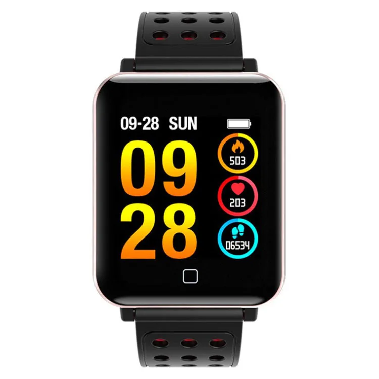 

Sleep Tracker Square Smart Watch Digital Led Silicone Intelligent Heart Rate Monitor Sport Wristwatch Bluetooth Chronograph Saat