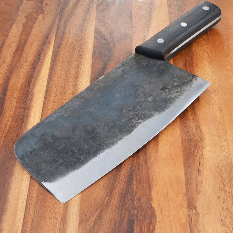  Free Shipping MISGAR Handmade Clip Kitchen Knives Carbon Steel Chinese Style Chef Slice Meat Vegeta - 32657060982