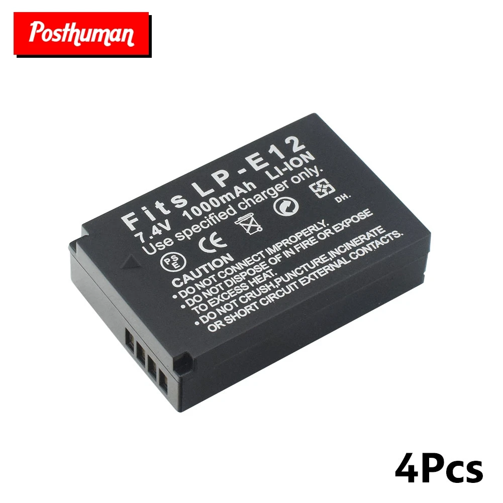 

LP-E12 Li-Po Camera Battery Rechargeable Lithium For Canon SLR EOSLP-E12 Lithium ion M M10 M50 100 100D For Canon Camera