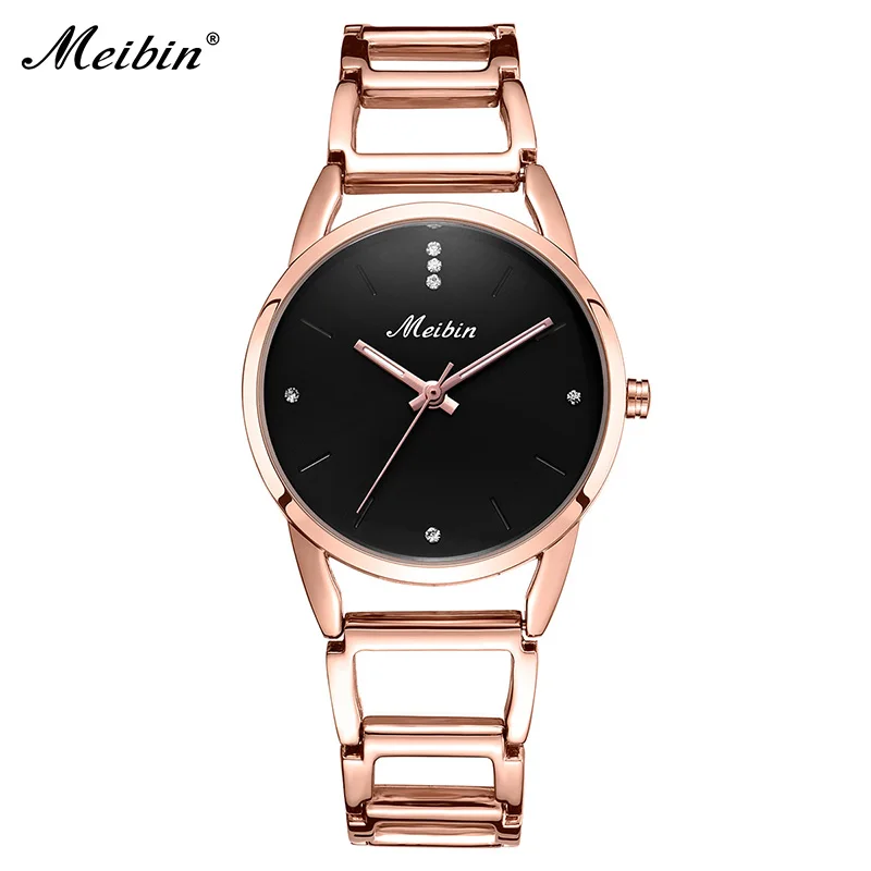 MEIBIN Hot Sale Elegant Women Bracelet Watch Fashion Ladies Quartz Watches Casual Female Wristwatch Montre Femme Gifts 1126