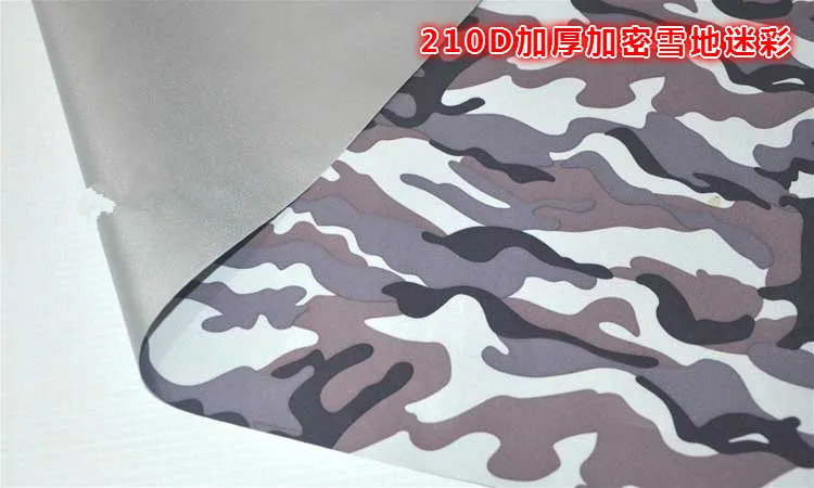 210D Военная Оксфорд водонепроницаемая ткань обивка мебель Прочный стол ткань сумки навес палатки открытый с серебряным покрытием ткань