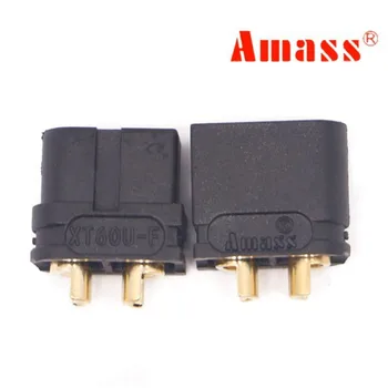 

1 Pair/5 Pair/10 Pair/20 Pair Amass XT60U 3.5mm Banana Plug Connector Black Male & Female